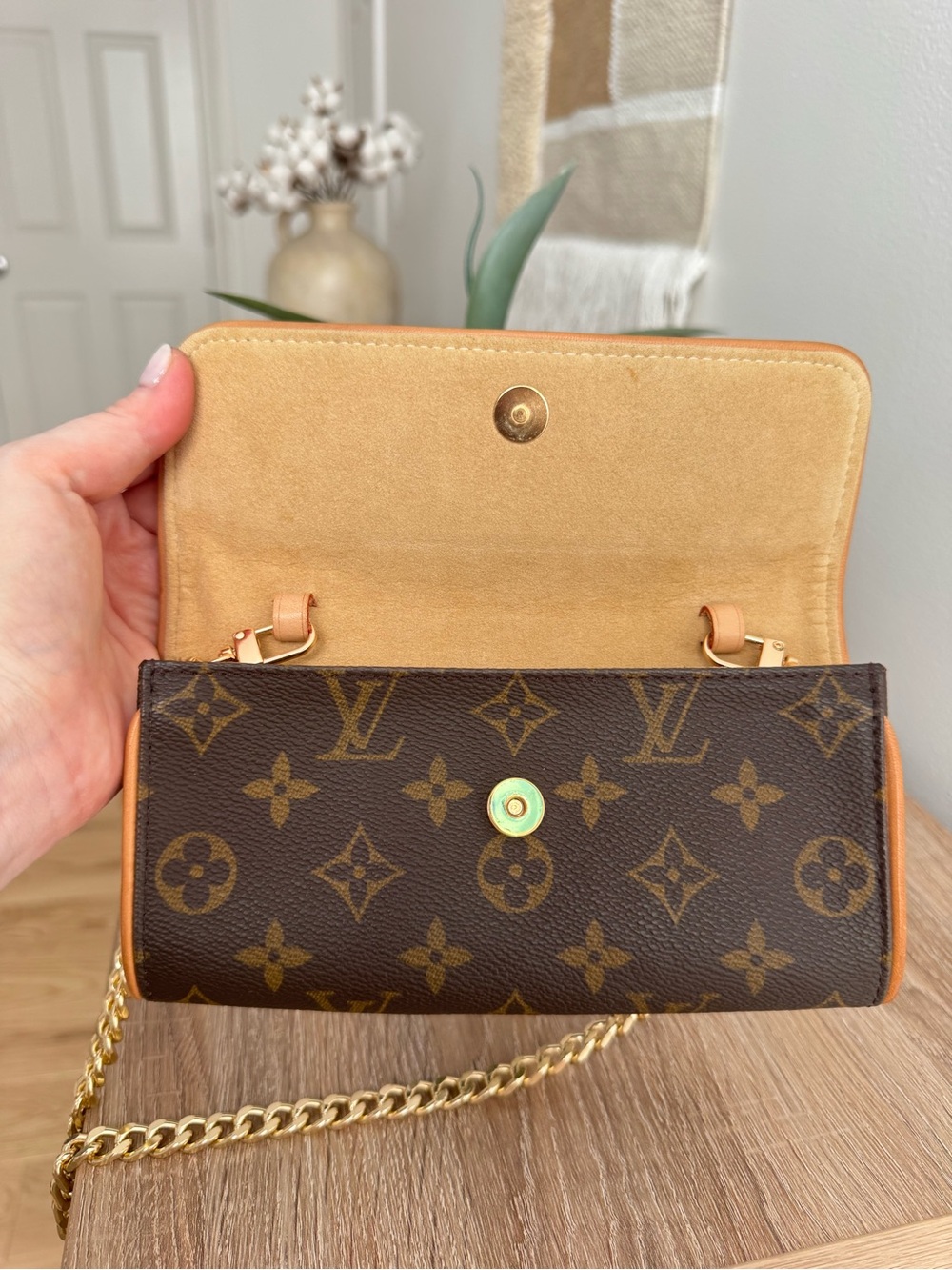✅AUTH✅LOUIS VUITTON TWIN PM SHOULDER BAG - Picture 14 of 17